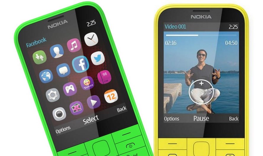 Меню Nokia 225